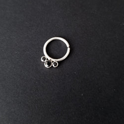 Collection of 3 Gems Septum, Black Onyx and Cz - Inchoo Bijoux in a gallery layout