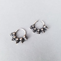 Collection of 5 Skull Silver Septum Ring - Inchoo Bijoux in a gallery layout