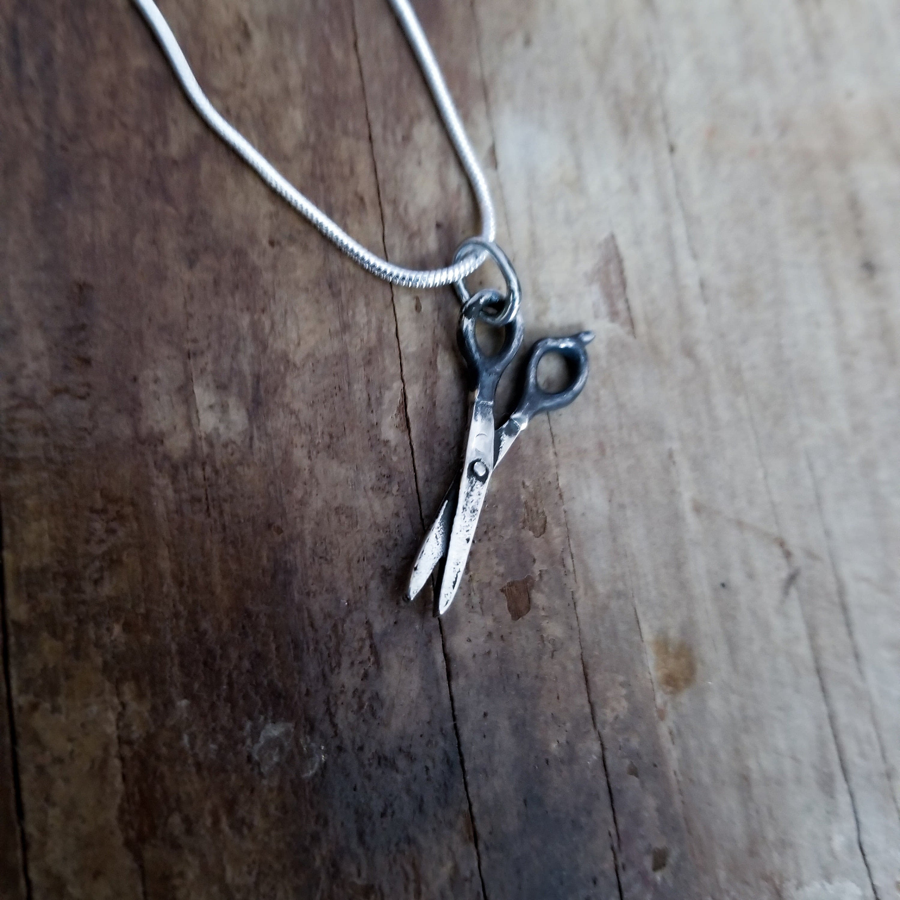 Collection of Scissors Pendant - Inchoo Bijoux in a gallery layout