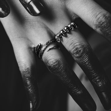 Eternity Skull Ring-Ring-Inchoo Bijoux-Inchoo Bijoux