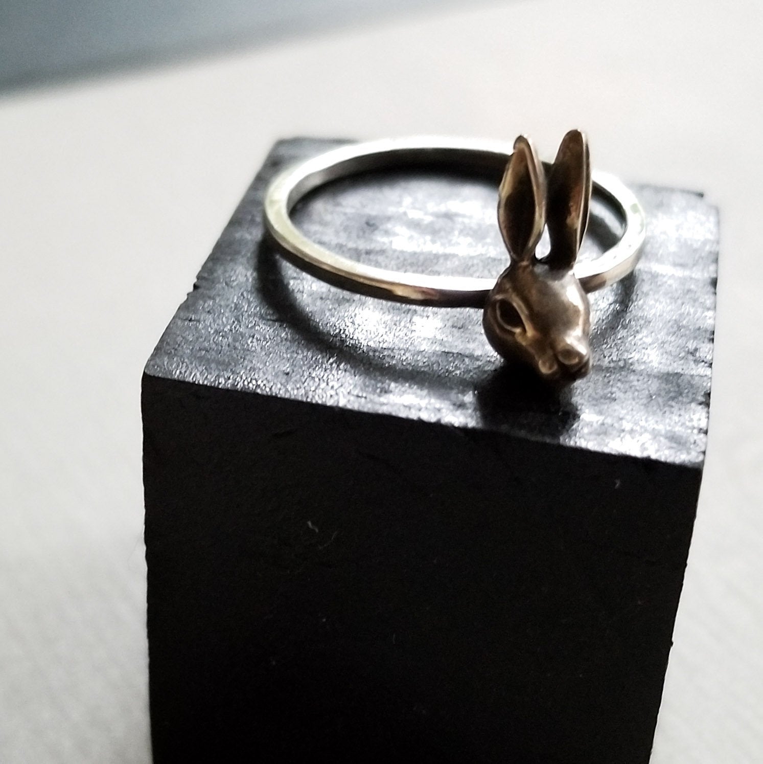 Collection of Silver Bunny Ring - Inchoo Bijoux in a gallery layout