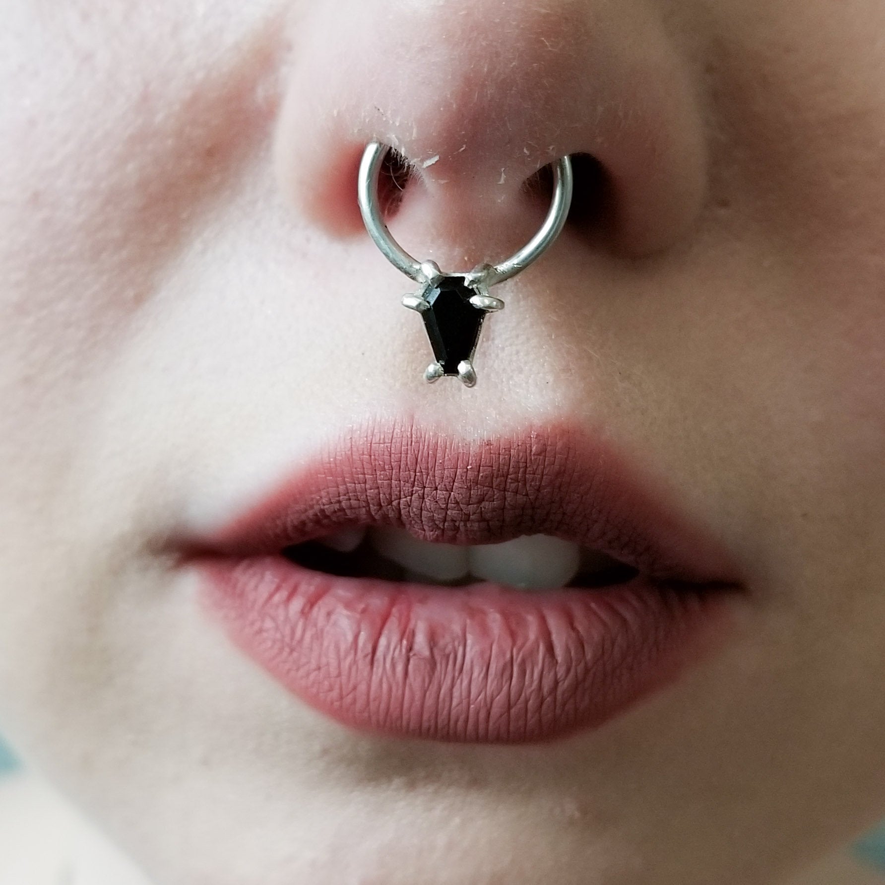 Collection of Black Coffin Septum - Inchoo Bijoux in a gallery layout