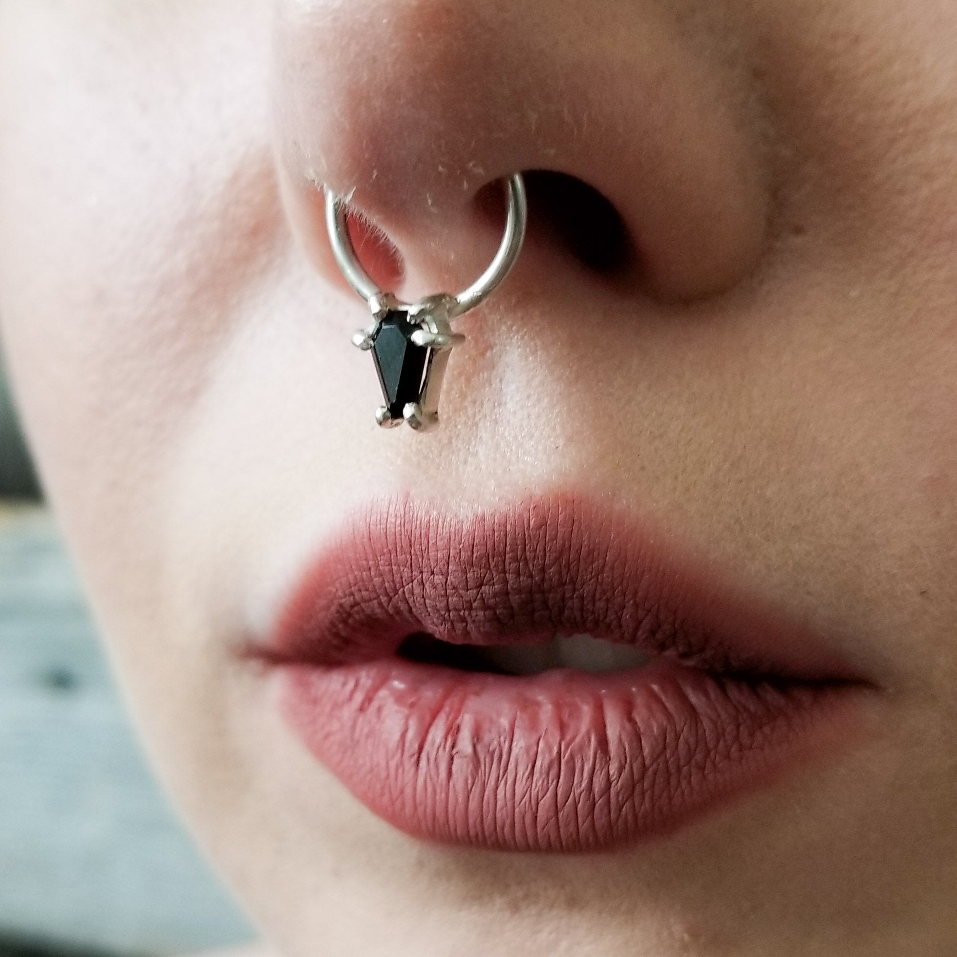 Collection of Black Coffin Septum - Inchoo Bijoux in a gallery layout