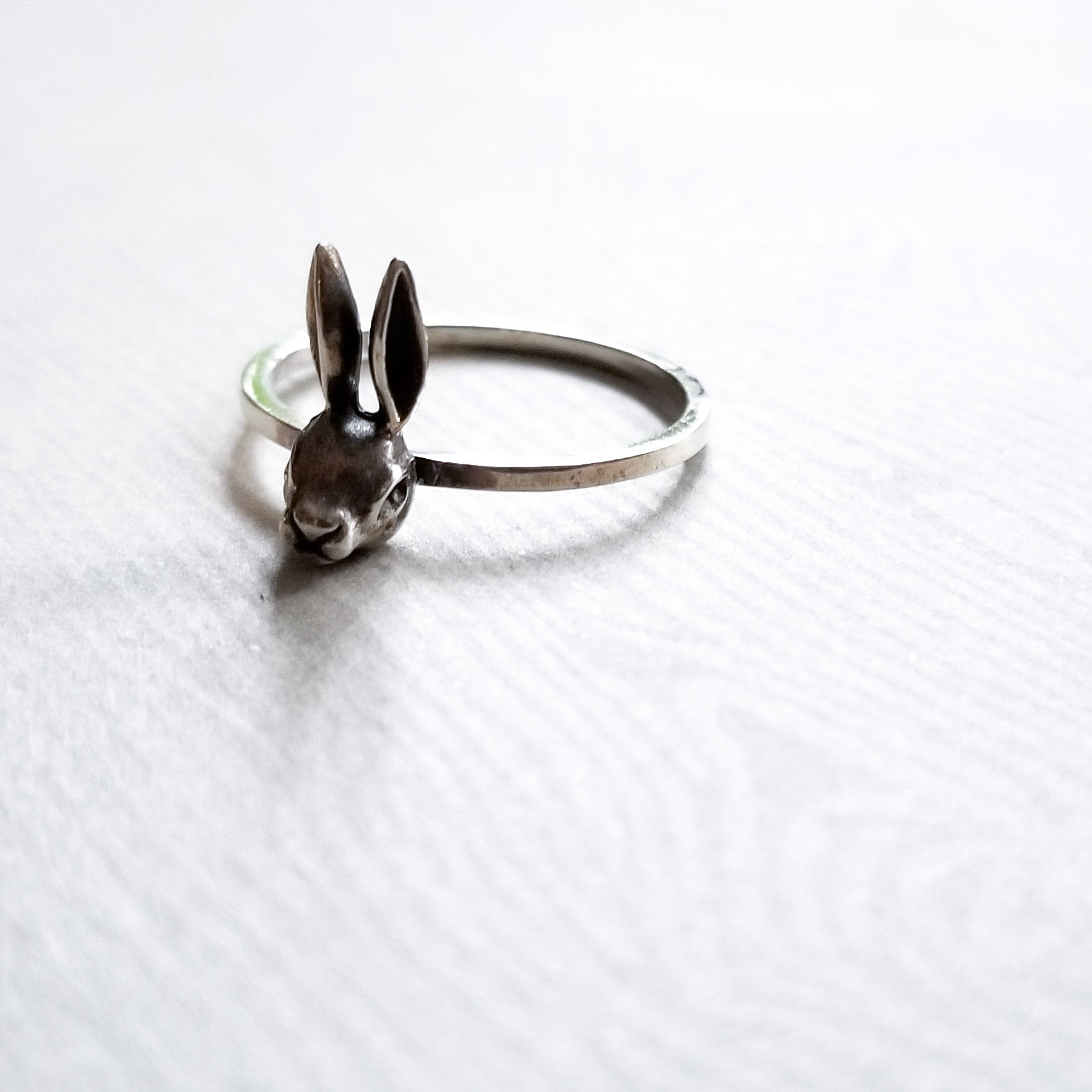 Collection of Silver Bunny Ring - Inchoo Bijoux in a gallery layout