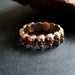 Rose Gold Eternity Skull Ring 14K - Inchoo Bijoux