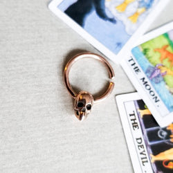 Collection of Rose Gold Skull Septum 14K - Inchoo Bijoux in a gallery layout