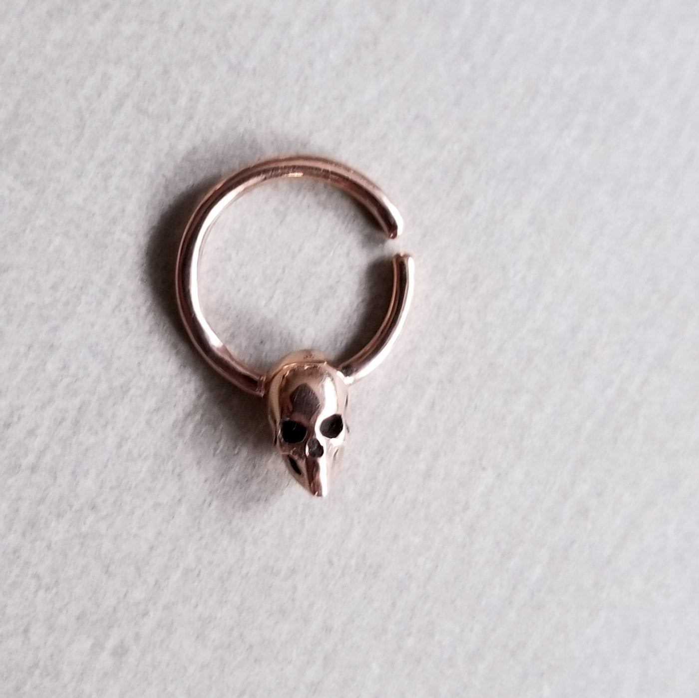 Collection of Rose Gold Skull Septum 14K - Inchoo Bijoux in a gallery layout