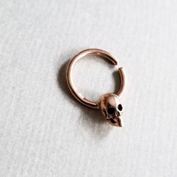 Collection of Rose Gold Skull Septum 14K - Inchoo Bijoux in a gallery layout