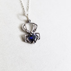 Collection of Deep Blue Spider Widow Pendant - Inchoo Bijoux in a gallery layout