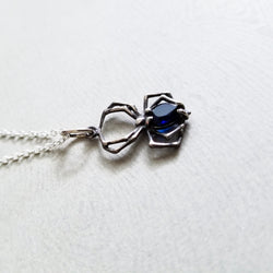 Collection of Deep Blue Spider Widow Pendant - Inchoo Bijoux in a gallery layout