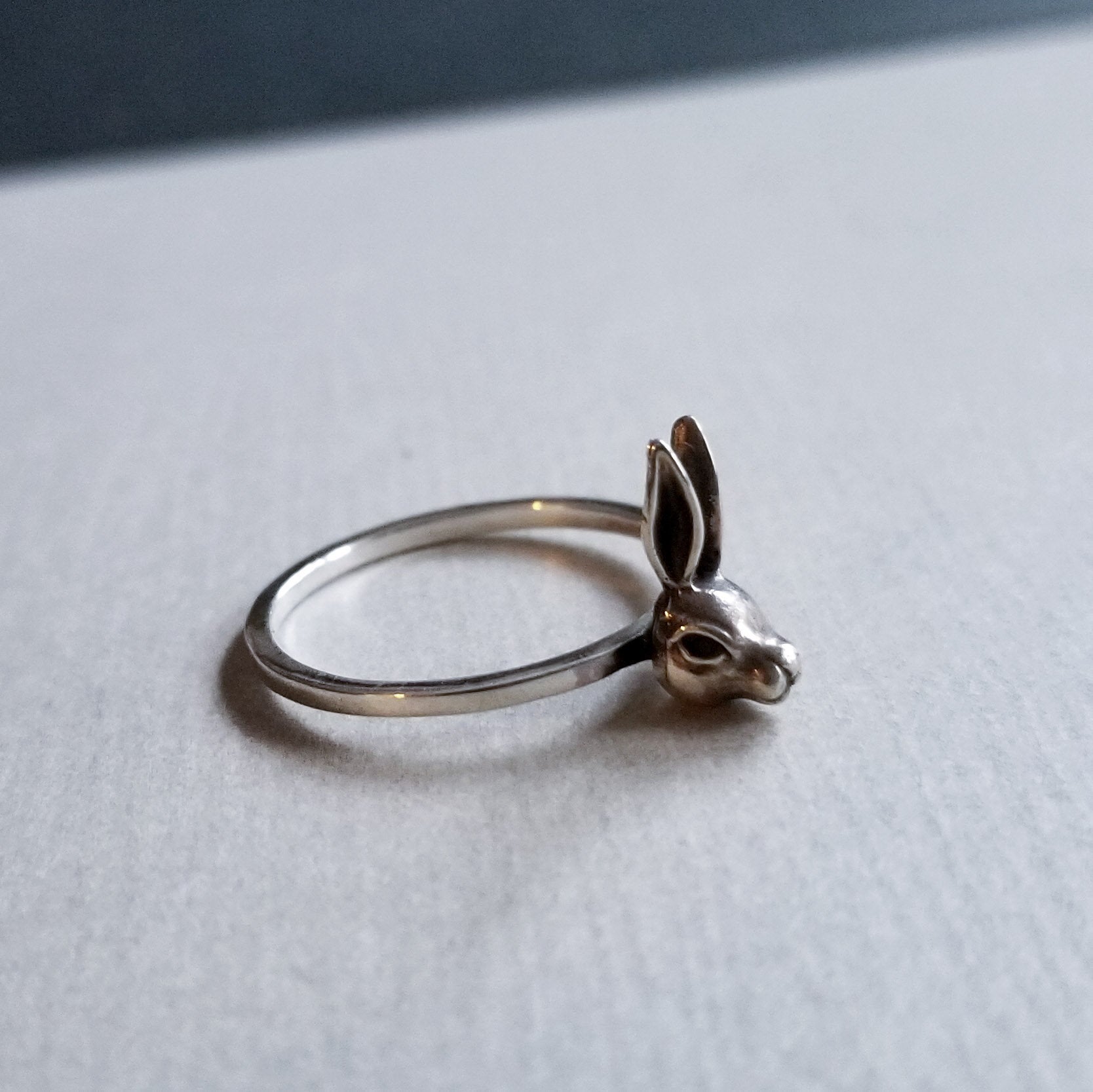 Collection of Silver Bunny Ring - Inchoo Bijoux in a gallery layout