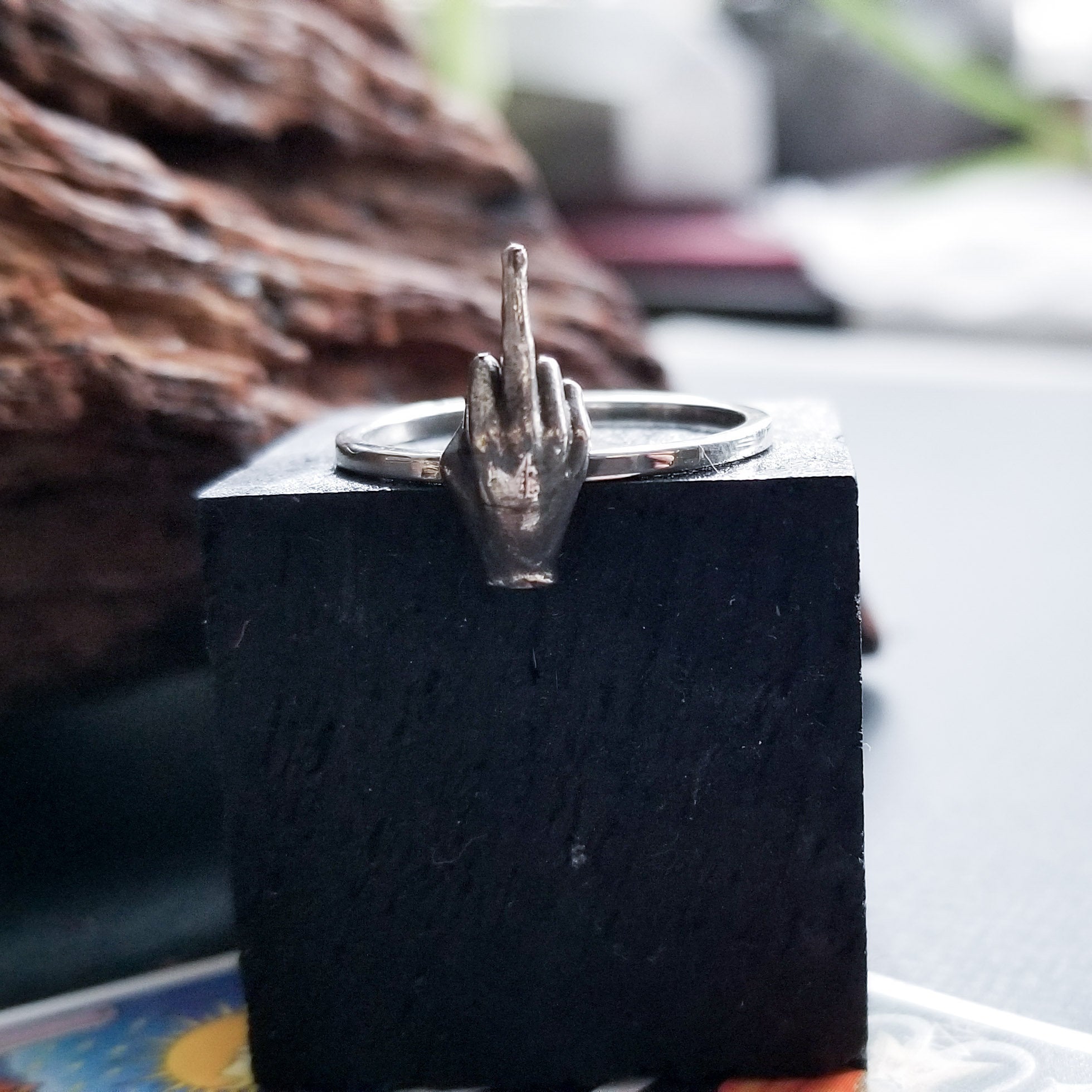 Collection of Fuck You Ring - Middle Finger - Inchoo Bijoux in a gallery layout