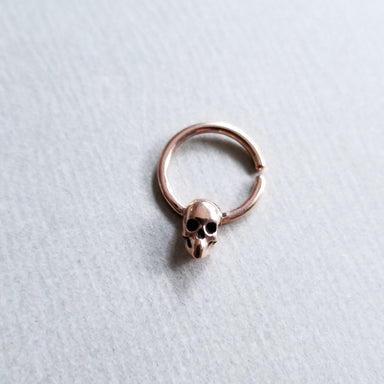 Rose Gold Skull Septum 14K - Inchoo Bijoux