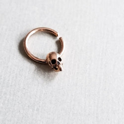 Collection of Rose Gold Skull Septum 14K - Inchoo Bijoux in a gallery layout