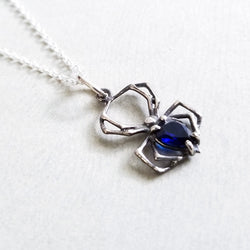 Collection of Deep Blue Spider Widow Pendant - Inchoo Bijoux in a gallery layout