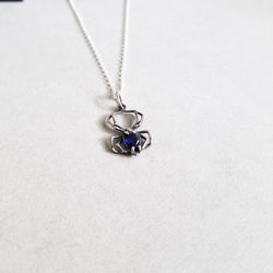 Collection of Deep Blue Spider Widow Pendant - Inchoo Bijoux in a gallery layout