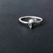 Small Silver Minimal Skull Ring - Inchoo Bijoux