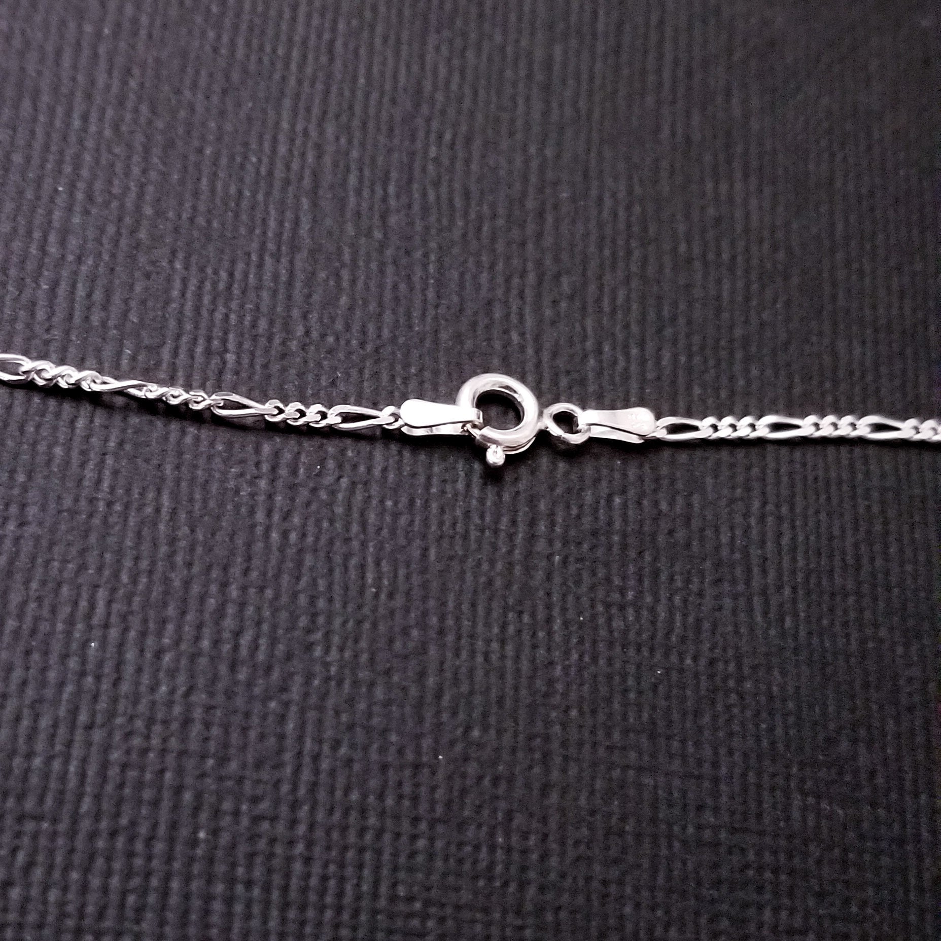 Collection of Sterling Silver Figaro 1,8mm Chain - Inchoo Bijoux in a gallery layout