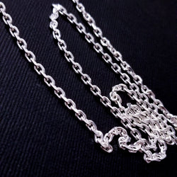 Collection of Sterling Silver 3.4 mm Heavy Cable Chain - Inchoo Bijoux in a gallery layout