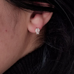 Collection of Non Diamond Coffin Stud Earrings - Inchoo Bijoux in a gallery layout