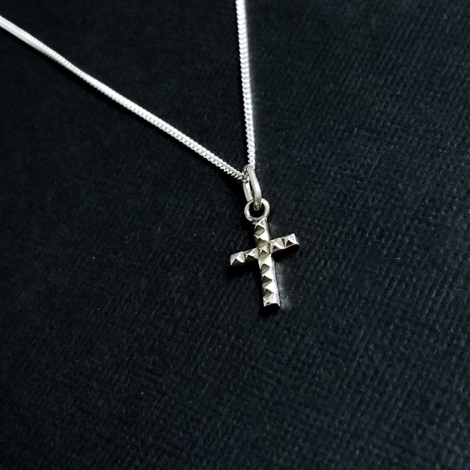 Collection of Tiny Studded Cross Pendant - Inchoo Bijoux in a gallery layout