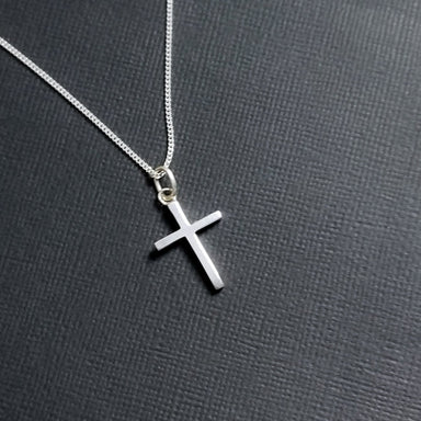 Minimal Cross Pendant - Inchoo Bijoux