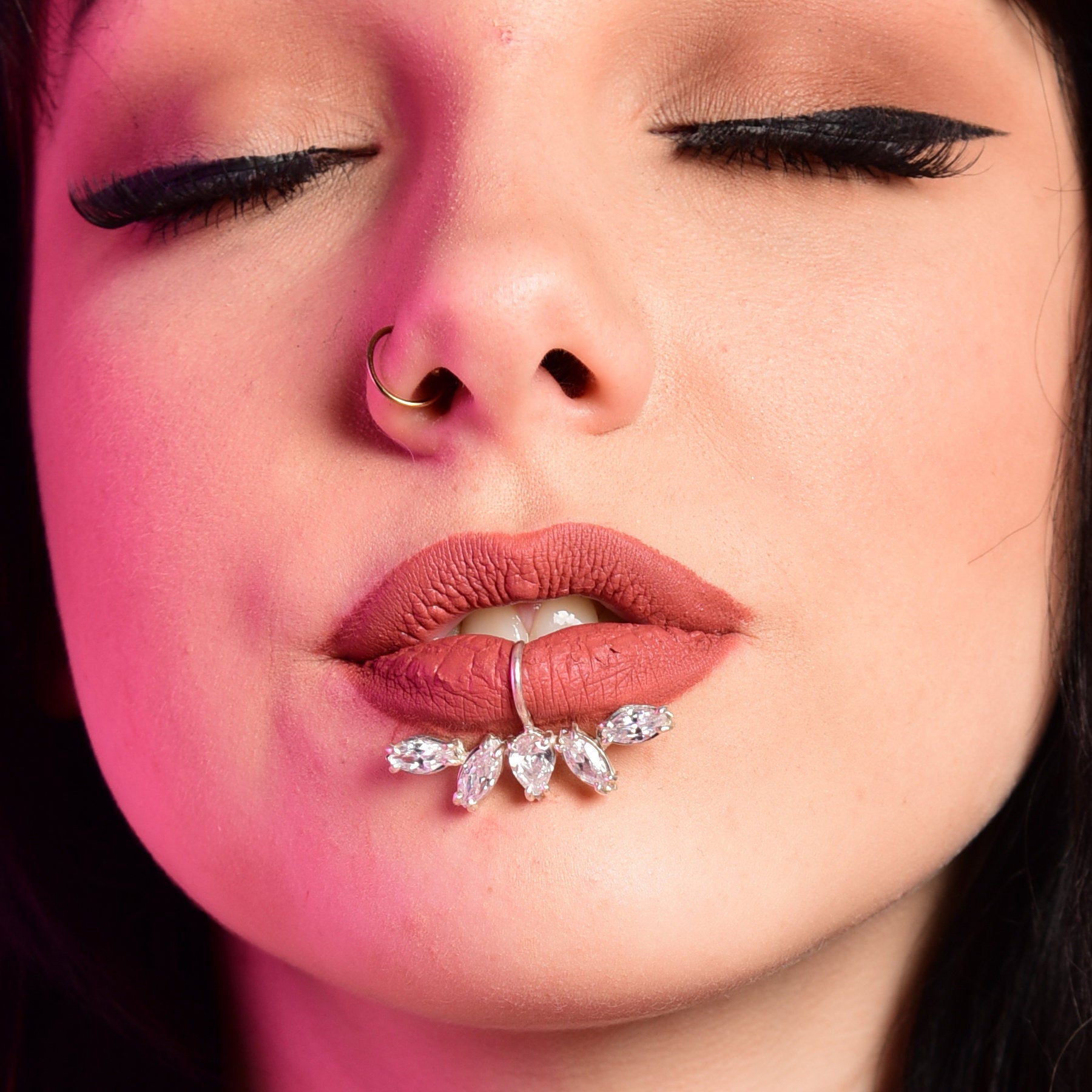 Collection of Statement Lip Jewelry-Lip Ring-Inchoo Bijoux-Inchoo Bijoux in a gallery layout