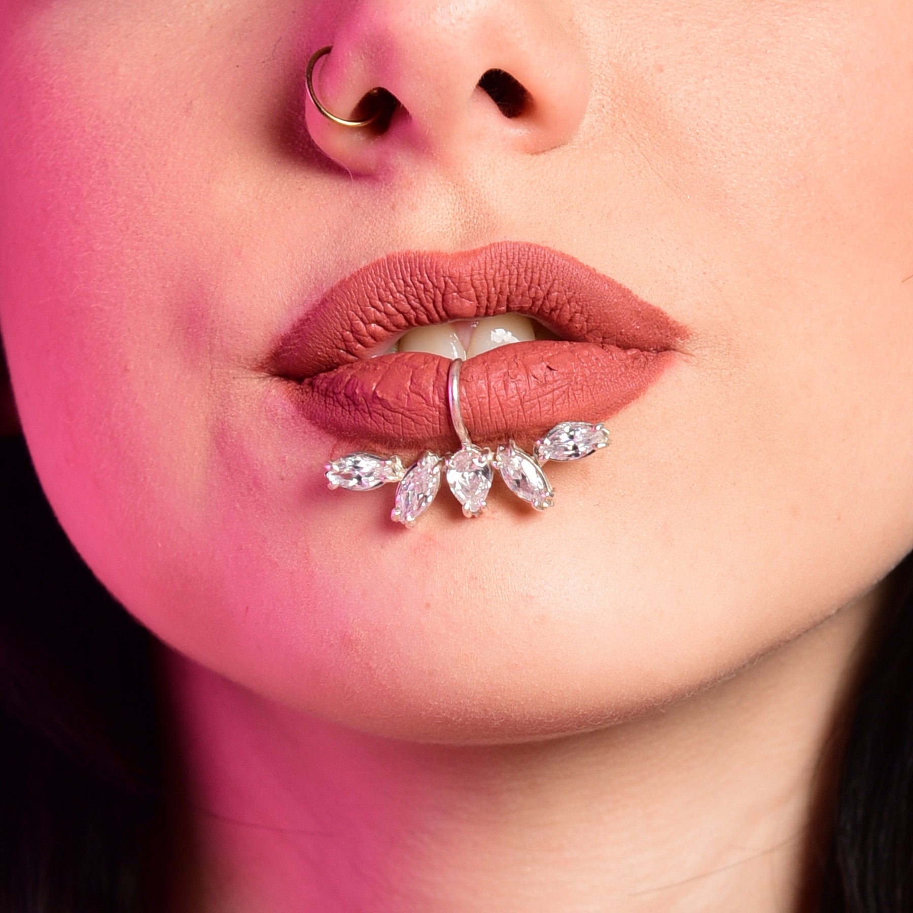 Collection of Statement Lip Jewelry-Lip Ring-Inchoo Bijoux-Inchoo Bijoux in a gallery layout