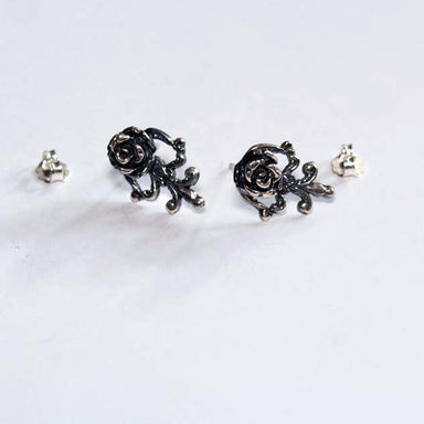 Victorian Rose and Lace Earrings Flower - Inchoo Bijoux