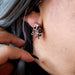 Unisex Victorian Skull and Lace Earrings - Inchoo Bijoux