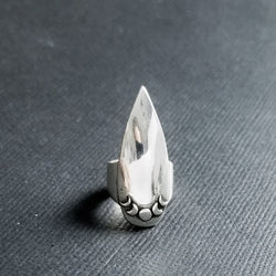 Collection of Moon Phase Stiletto Claw Ring - Inchoo Bijoux in a gallery layout