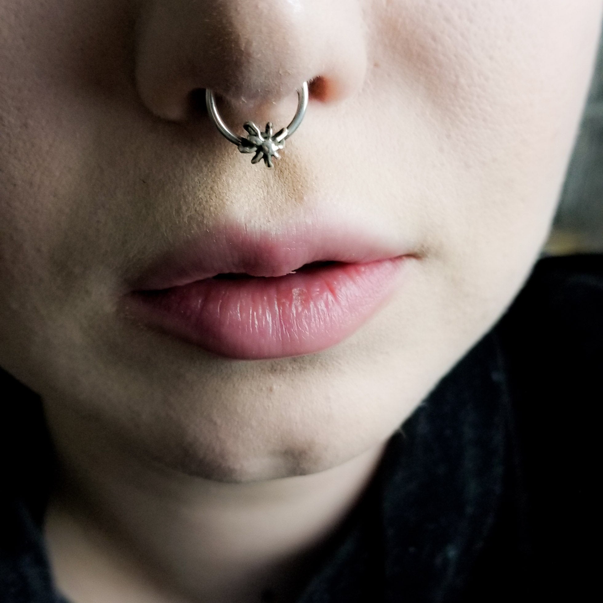 Collection of Tiny Spider Septum Piercing - Inchoo Bijoux in a gallery layout