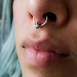 Collection of Tiny Spider Septum Piercing - Inchoo Bijoux in a gallery layout