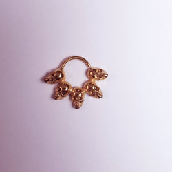 Collection of 14K Rose Gold Skull Septum Ring-Septum-Inchoo Bijoux-Inchoo Bijoux in a gallery layout