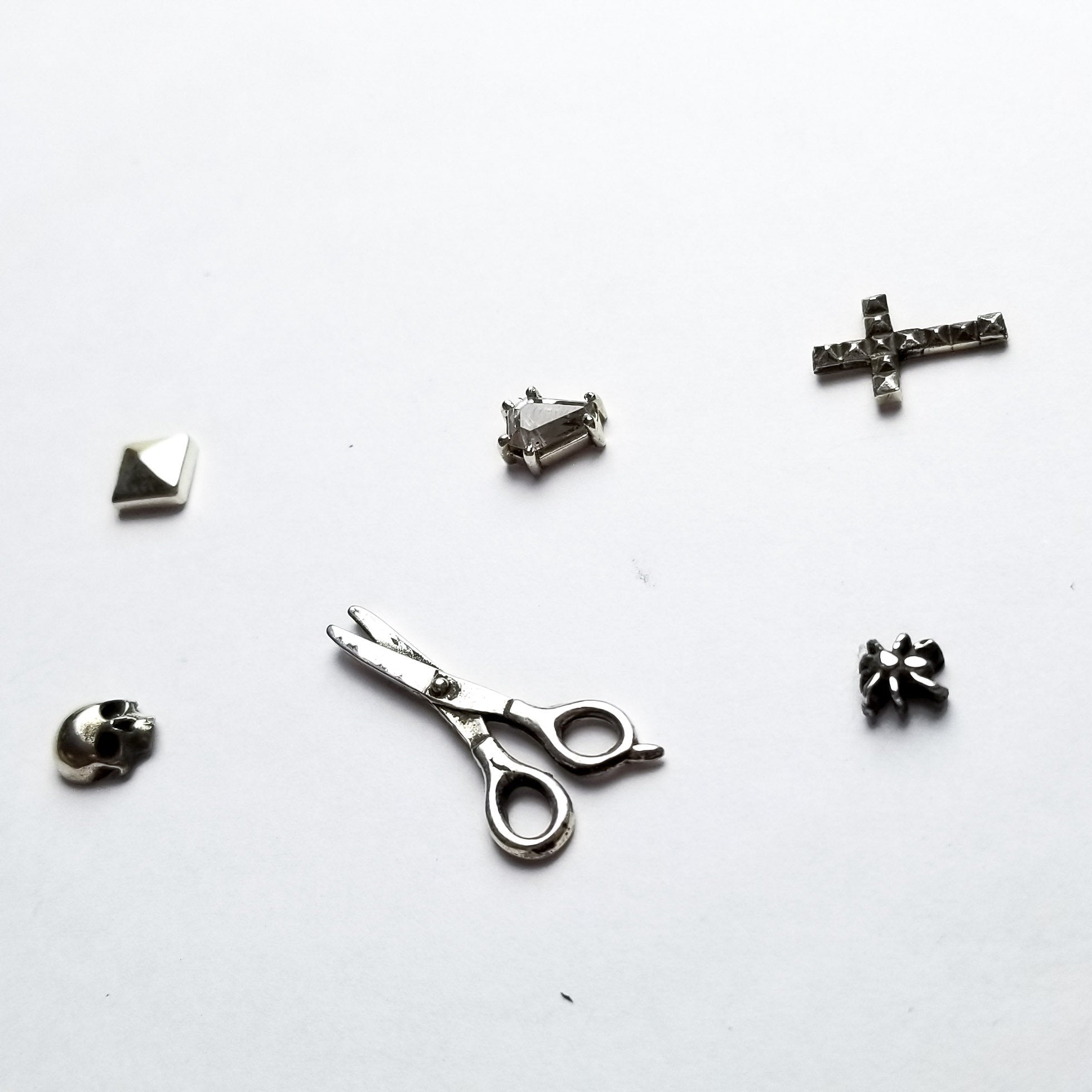 Collection of Goth Dream Set of 6 Single Stud Mix and Match Earrings - Inchoo Bijoux in a gallery layout