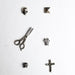 Goth Dream Set of 6 Single Stud Mix and Match Earrings - Inchoo Bijoux