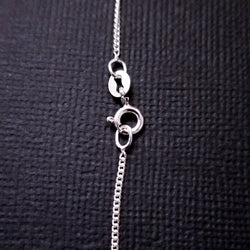 Collection of Sterling Silver 1.2mm Thin Flat Curb Chain - Inchoo Bijoux in a gallery layout