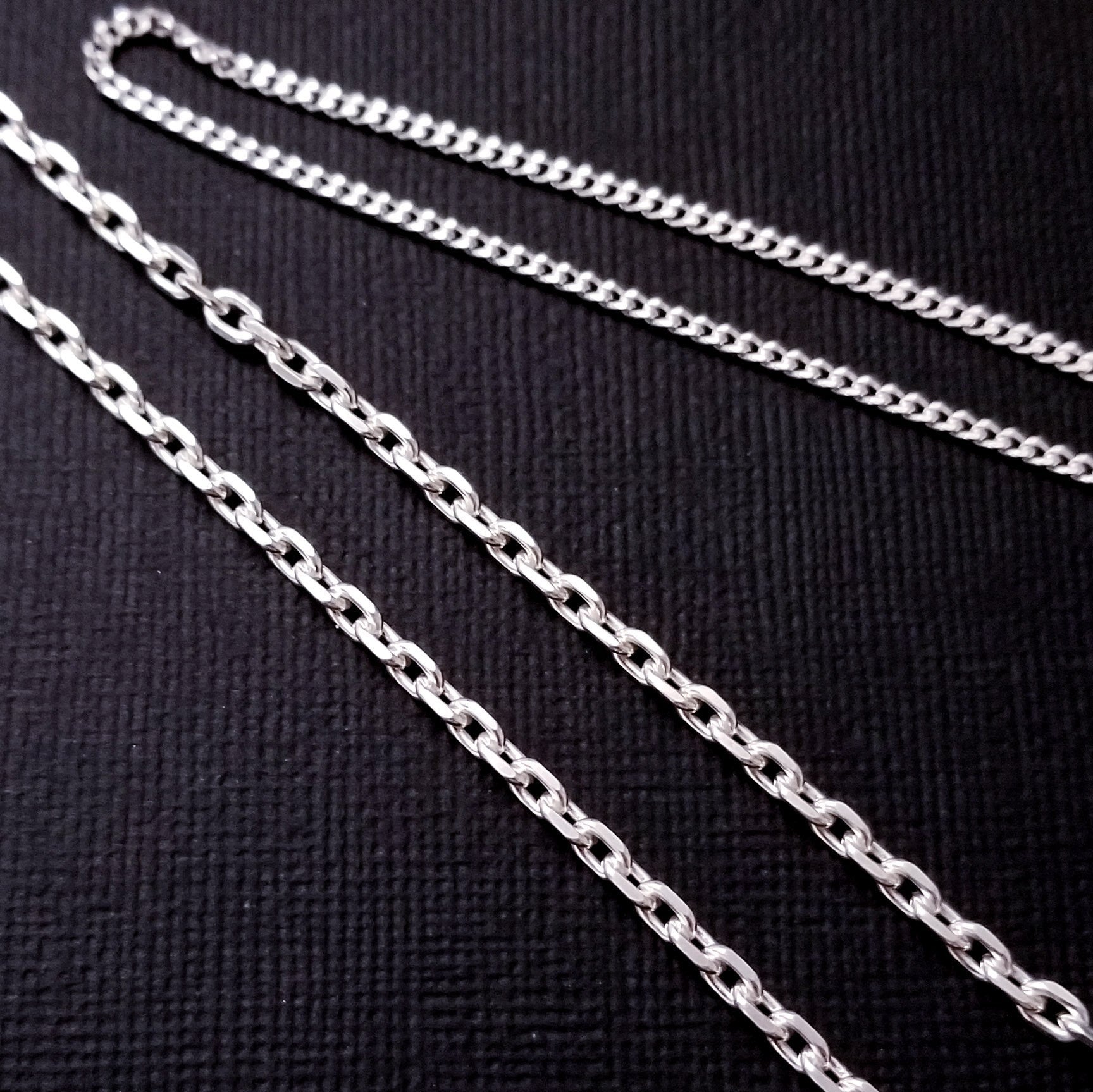 Sterling Silver 2.4 mm Cable Chain Style - Inchoo Bijoux
