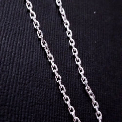 Collection of Sterling Silver 2.4 mm Cable Chain Style - Inchoo Bijoux in a gallery layout