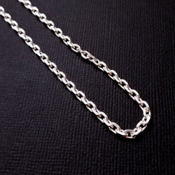 Collection of Sterling Silver 3.4 mm Heavy Cable Chain - Inchoo Bijoux in a gallery layout