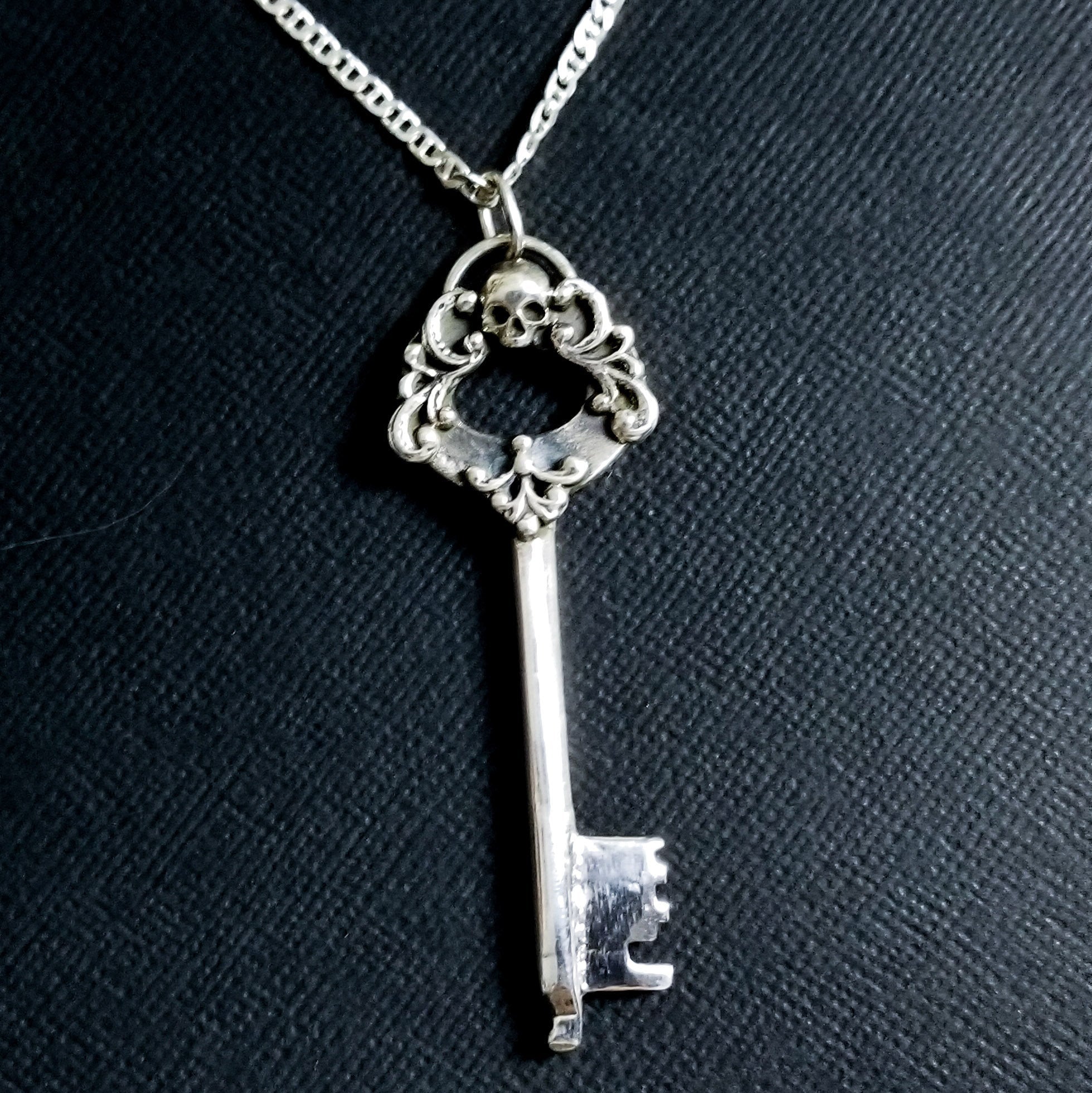 Collection of Victorian Skull Key Pendant - Inchoo Bijoux in a gallery layout