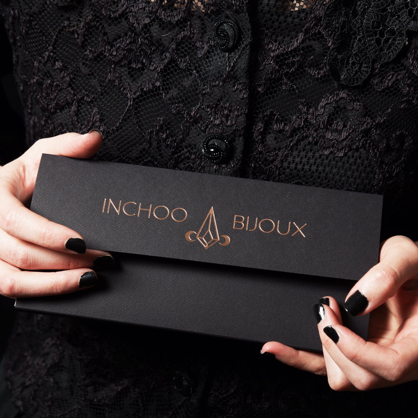 Tiny Black Coffin Pendant - Inchoo Bijoux