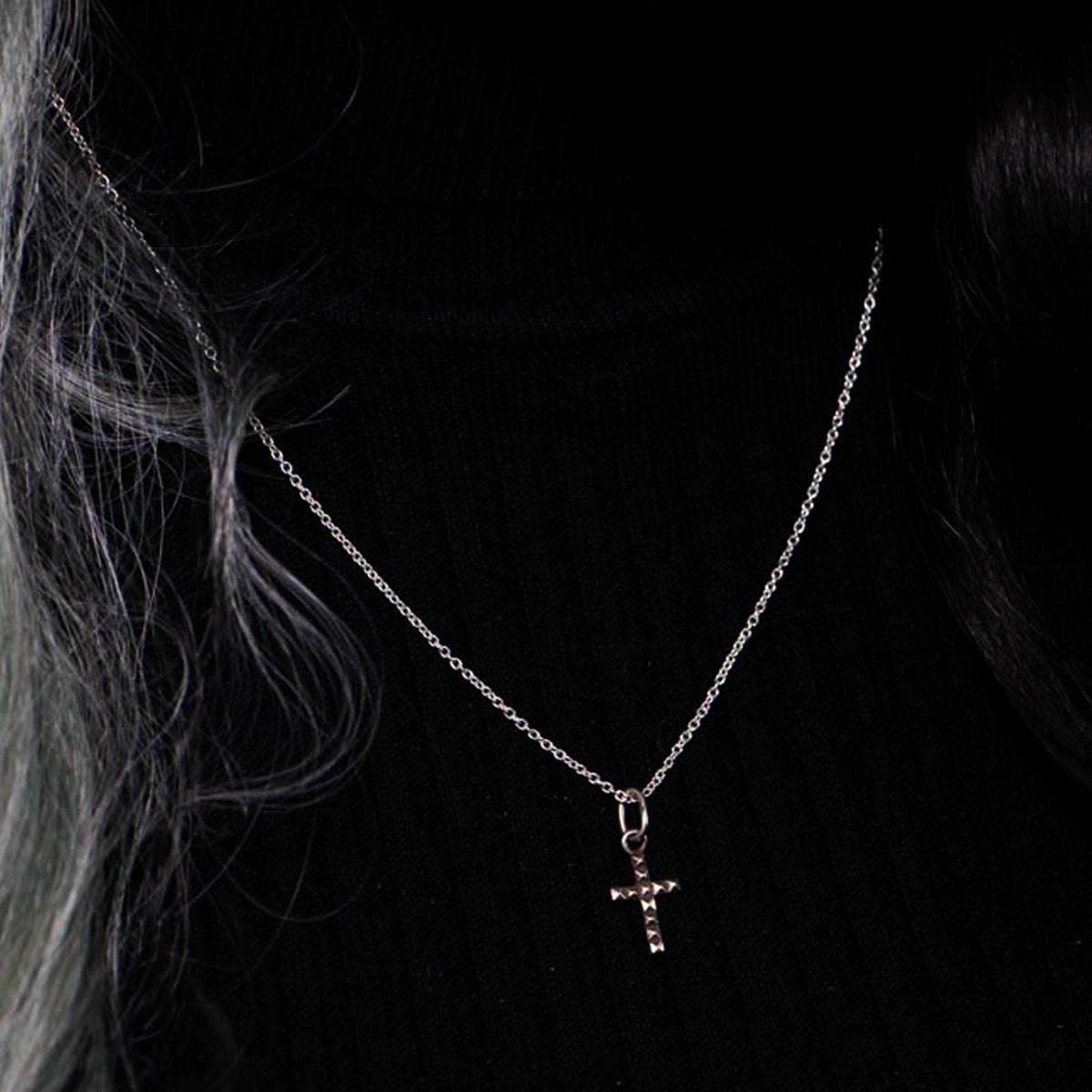 Collection of Tiny Studded Cross Pendant - Inchoo Bijoux in a gallery layout