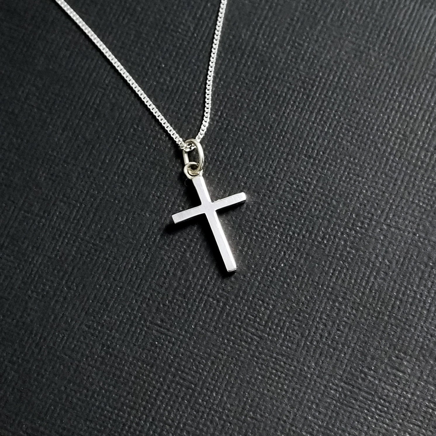 Collection of Minimal Cross Pendant - Inchoo Bijoux in a gallery layout