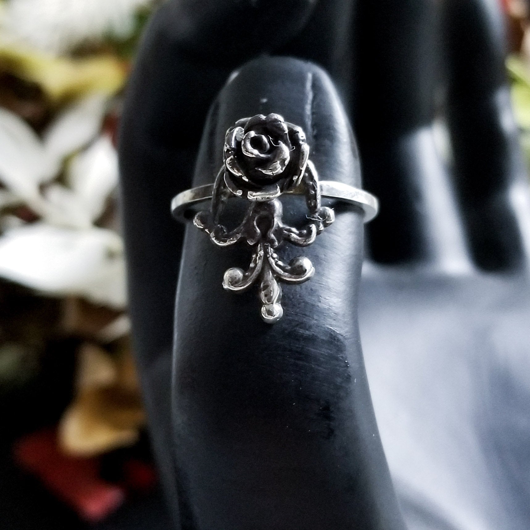 Collection of Victorian Rose and Lace Ring-Ring-Inchoo Bijoux-Inchoo Bijoux in a gallery layout