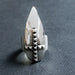 Studded Cross Stiletto Midi Fake Nail Ring Claw - Inchoo Bijoux