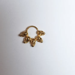 Collection of 14K Yellow Gold Statement Skull Septum-Septum-Inchoo Bijoux-Inchoo Bijoux in a gallery layout