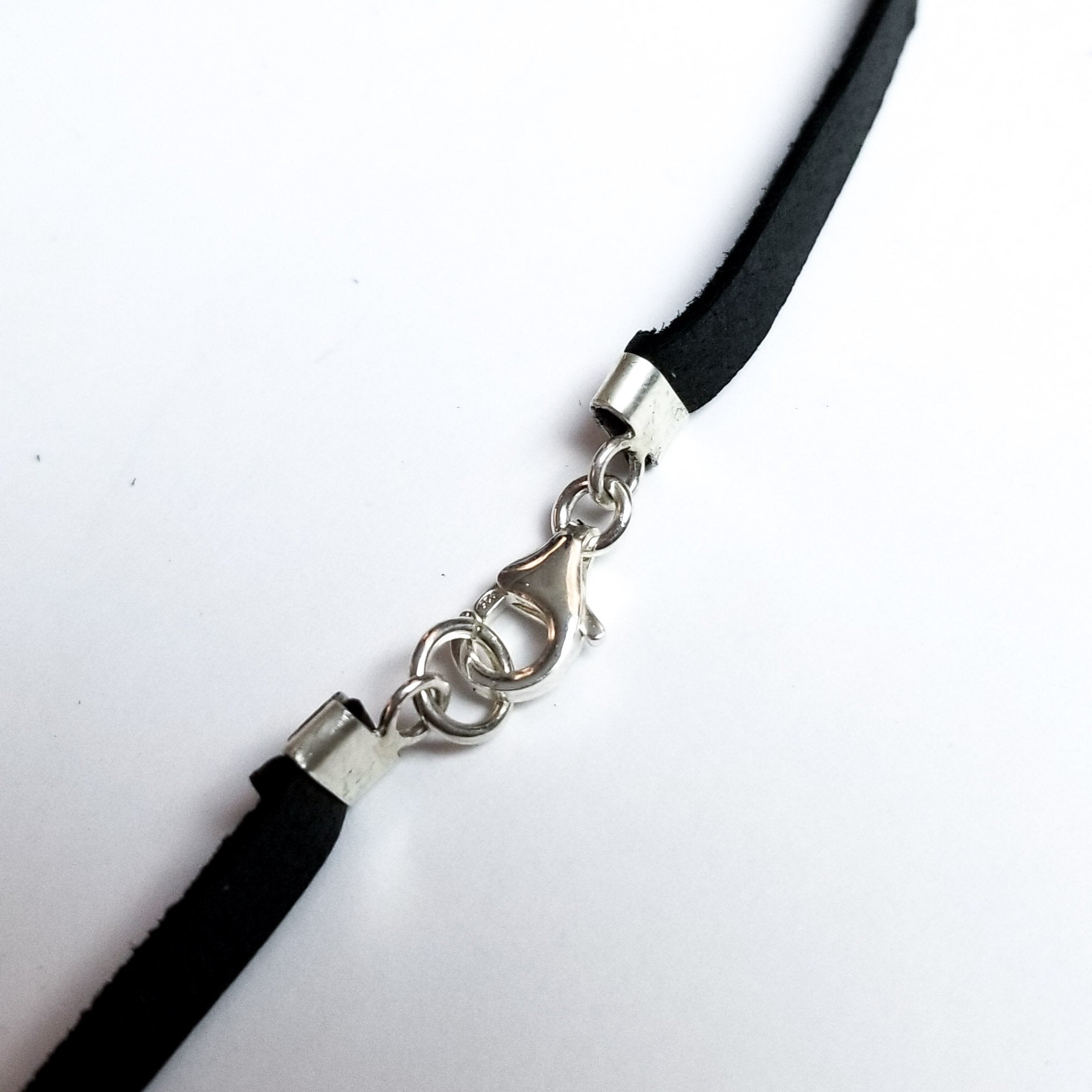 Add a Leather Choker to your favorite Pendant, Chain - Inchoo Bijoux