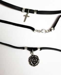 Collection of Add a Leather Choker to your favorite Pendant, Chain - Inchoo Bijoux in a gallery layout