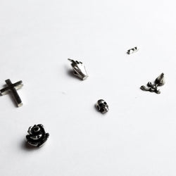 Collection of Cursing Rocker Set of 6 Single Stud Mix and Match Earrings - Inchoo Bijoux in a gallery layout